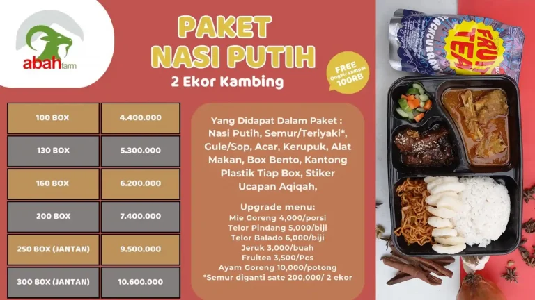 Harga Paket Aqiqah 2 Kambing Bogor